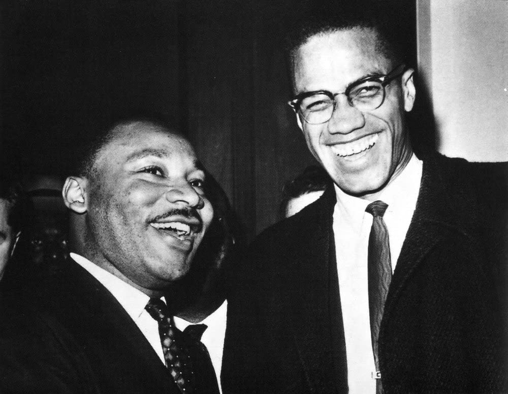 Martin Luther King and Malcom X